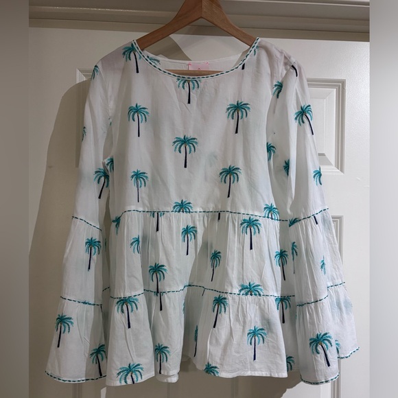 Nimo With Love Tops - Nimo With Love Embroidered Palm Top